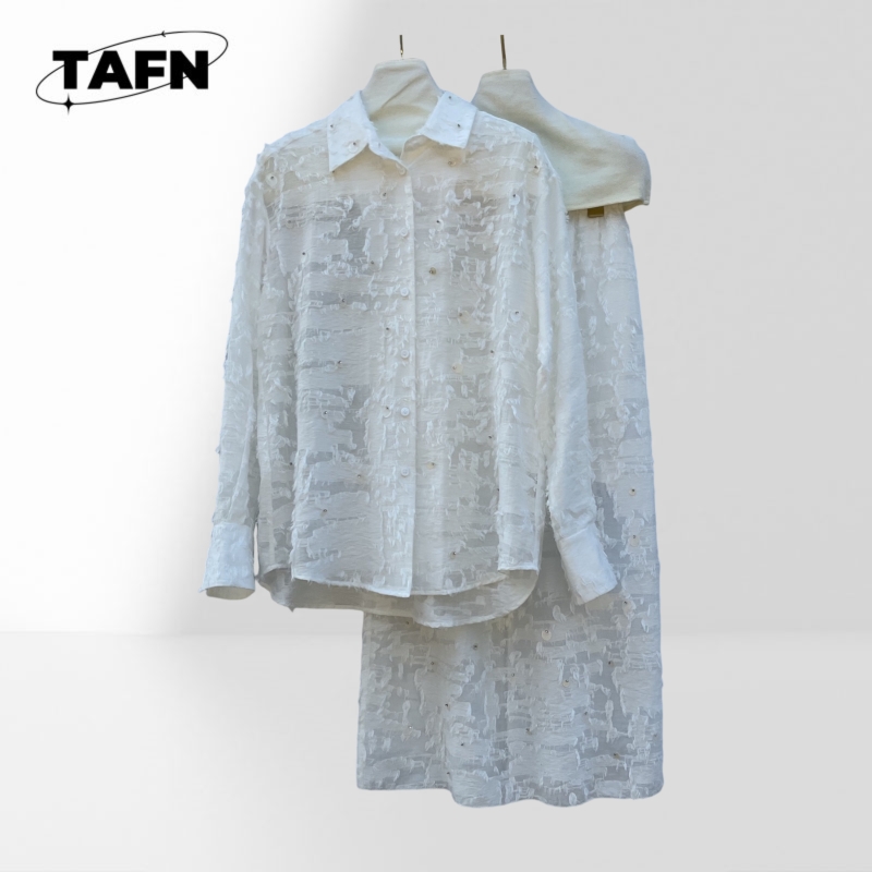 Women Formal Wear Dress - Dames moderne tweedelige jurkenset Casual bijpassende