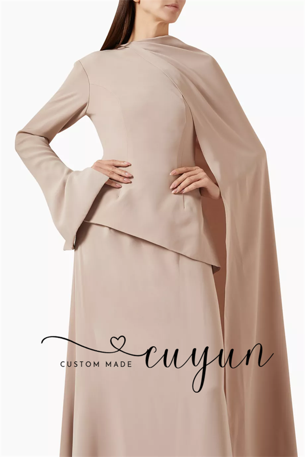 CUYUN Aangepaste kaki bescheid - Women'S Formal Wear For Wedding Guest recensie en prijs