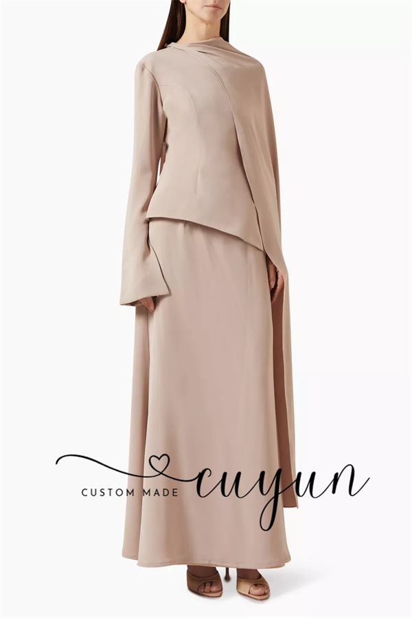 CUYUN Aangepaste kaki bescheid - Women'S Formal Wear For Wedding Guest recensie en prijs