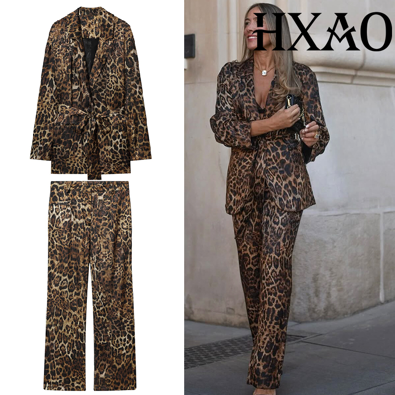 HXAO Luipaardbroeksets 2-delig - Formal Attire Woman recensie en prijs