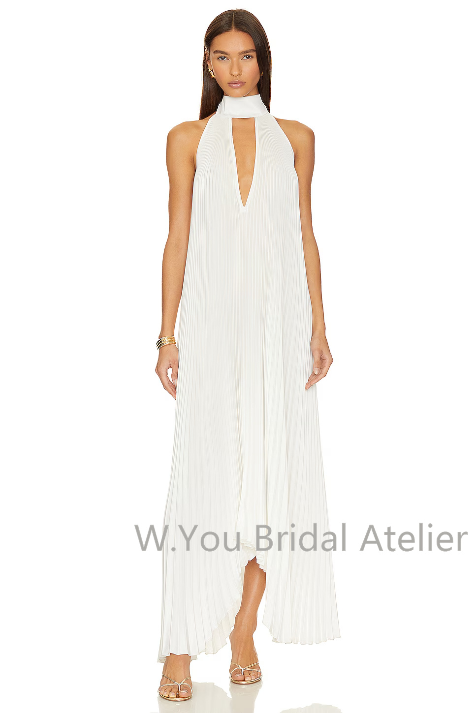 Avondjurken Diepe V-hals Sjaal - Women'S Formal Wear For Wedding Guest recensie en prijs