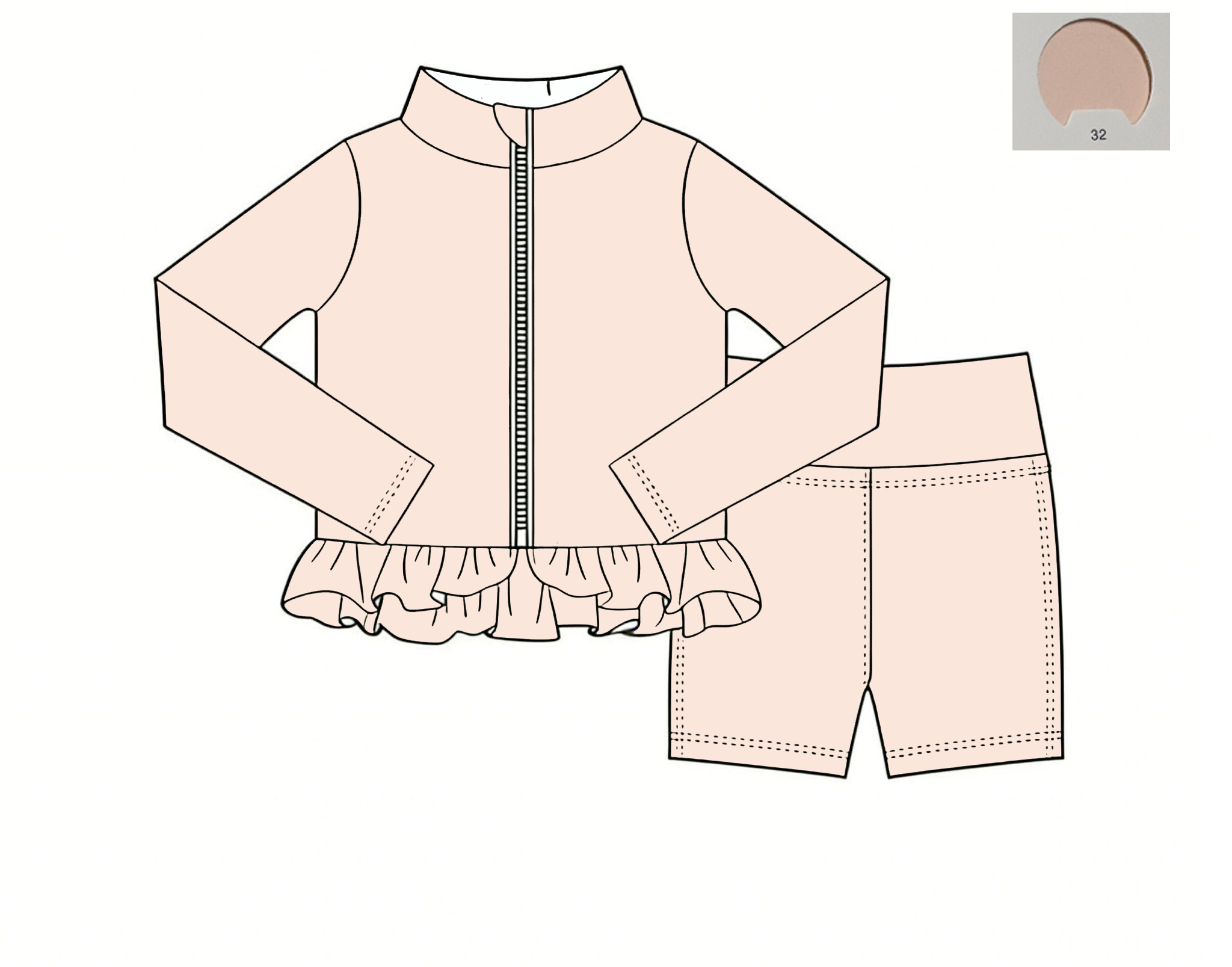 Monochroom yogamateriaal Meisj - Monochrome Suit Set recensie en prijs