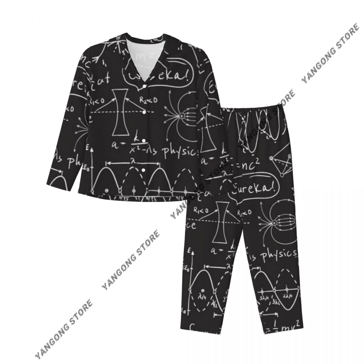Vrouwen Nachtkleding Pyjama We - Monochrome Suit Set recensie en prijs