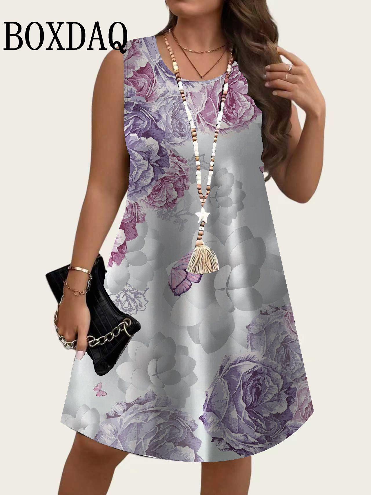 2026 Zomer Nieuwe Dames Mouwlo - Shift Dress Sleeveless recensie en prijs