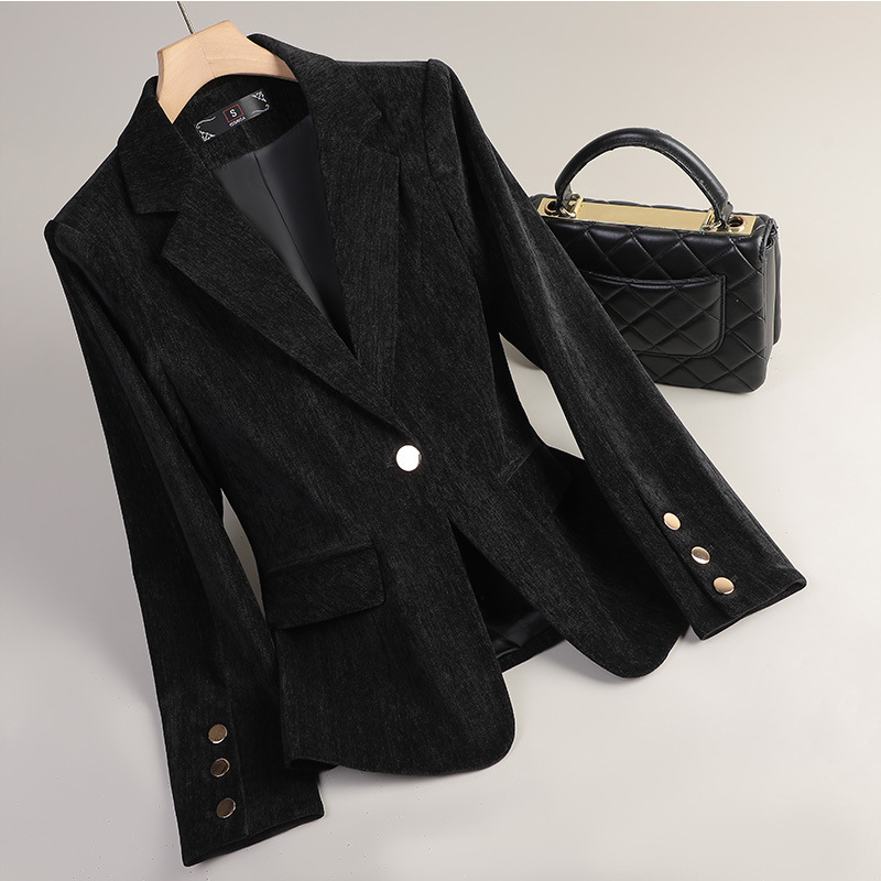 Geelgouden fluwelen blazer Dam - Yellow Formal Wear Women recensie en prijs