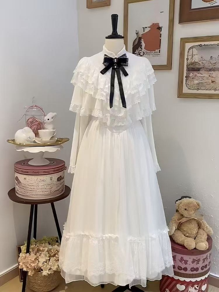 Japanse kanten jurk met korte  - Women Formal Wear Dress recensie en prijs