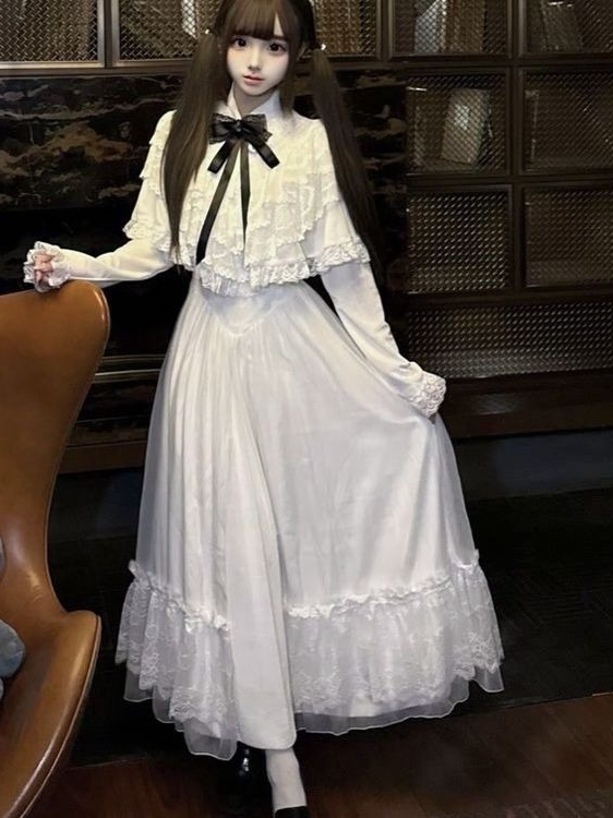 Japanse kanten jurk met korte  - Women Formal Wear Dress recensie en prijs