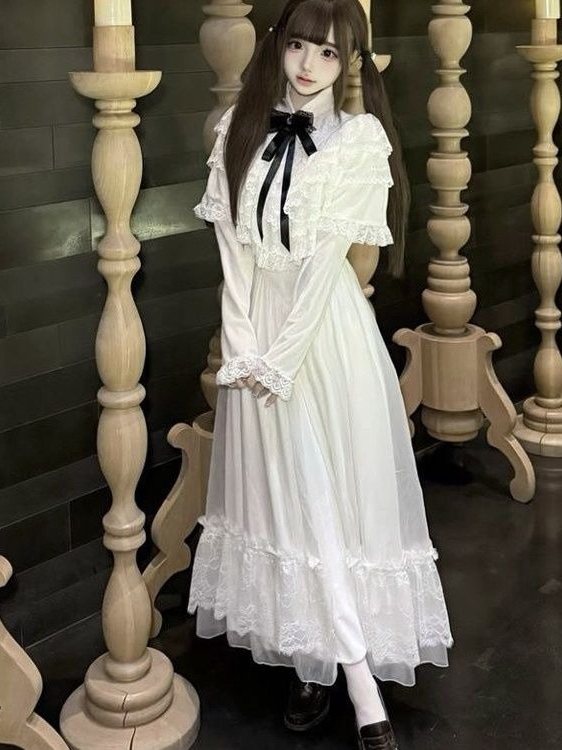 Japanse kanten jurk met korte  - Women Formal Wear Dress recensie en prijs