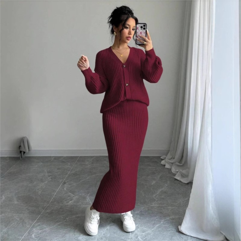 Dames gebreide trui lange rok  - Women'S Formal Wear Cardigan recensie en prijs