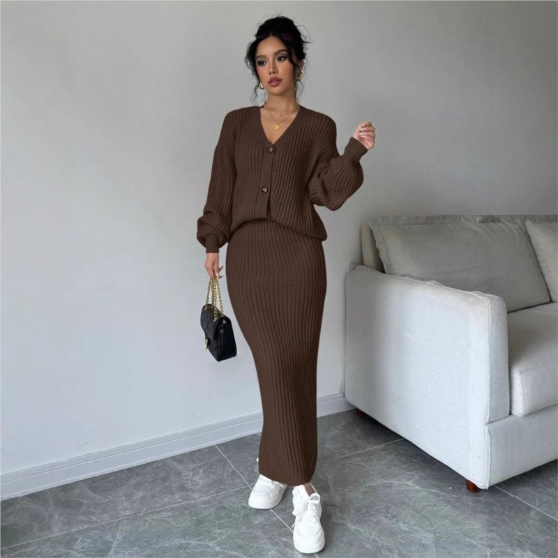 Dames gebreide trui lange rok  - Women'S Formal Wear Cardigan recensie en prijs