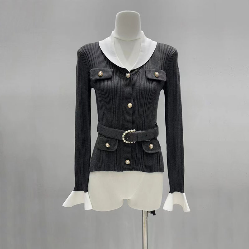 Contrasterend gekleurd gebreid - Women'S Formal Wear Cardigan recensie en prijs