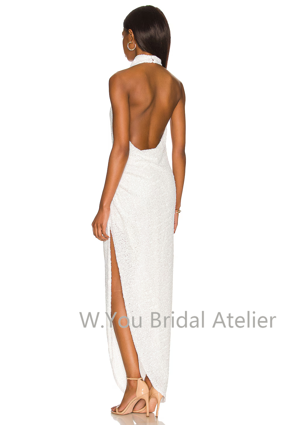 Avondjurken met halterhalslijn - Women'S Formal Wear For Wedding Guest recensie en prijs