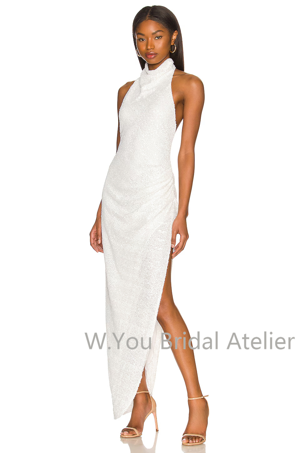 Avondjurken met halterhalslijn - Women'S Formal Wear For Wedding Guest recensie en prijs