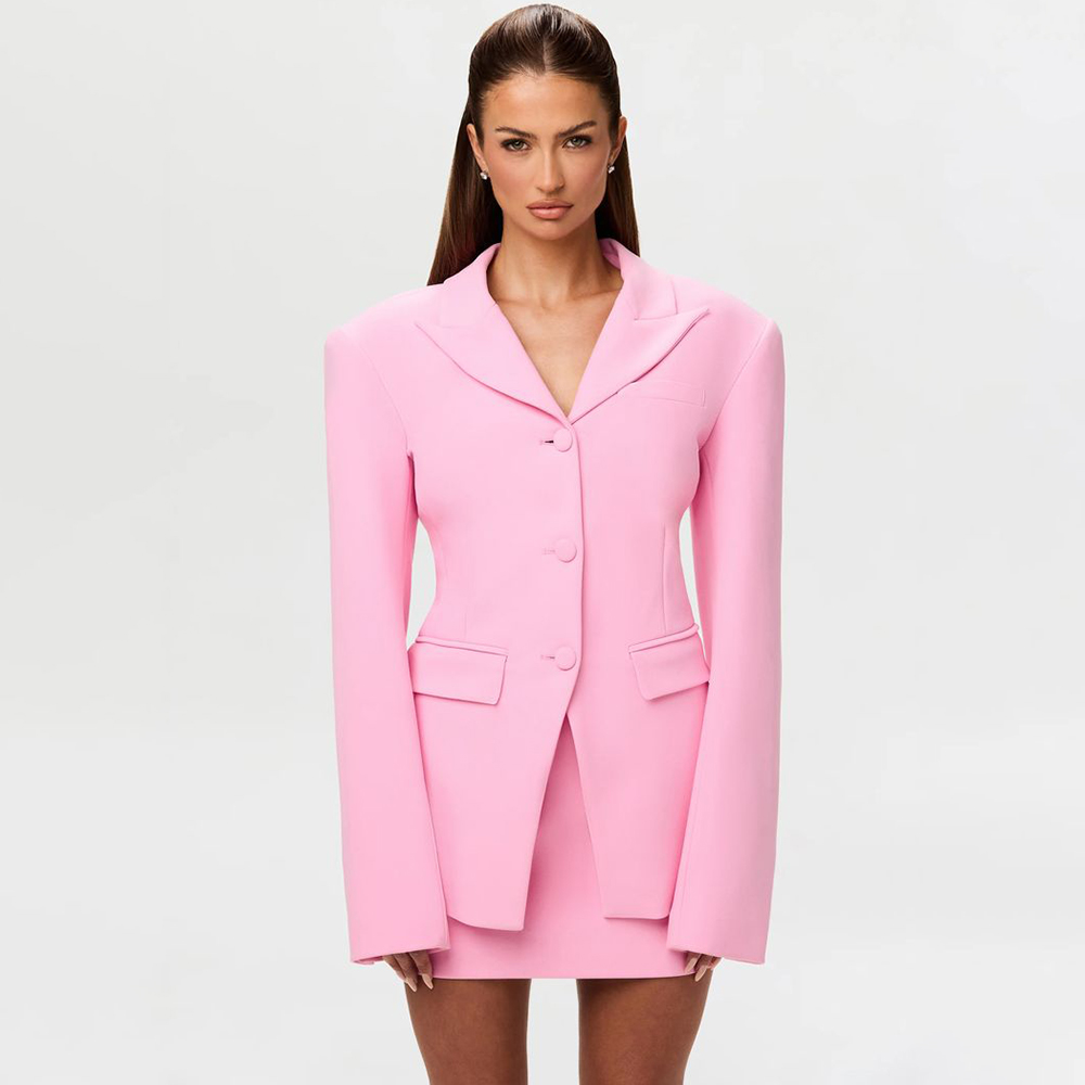 Levendige roze dames 2-delige  - Women'S Formal Wear Pants Suit recensie en prijs