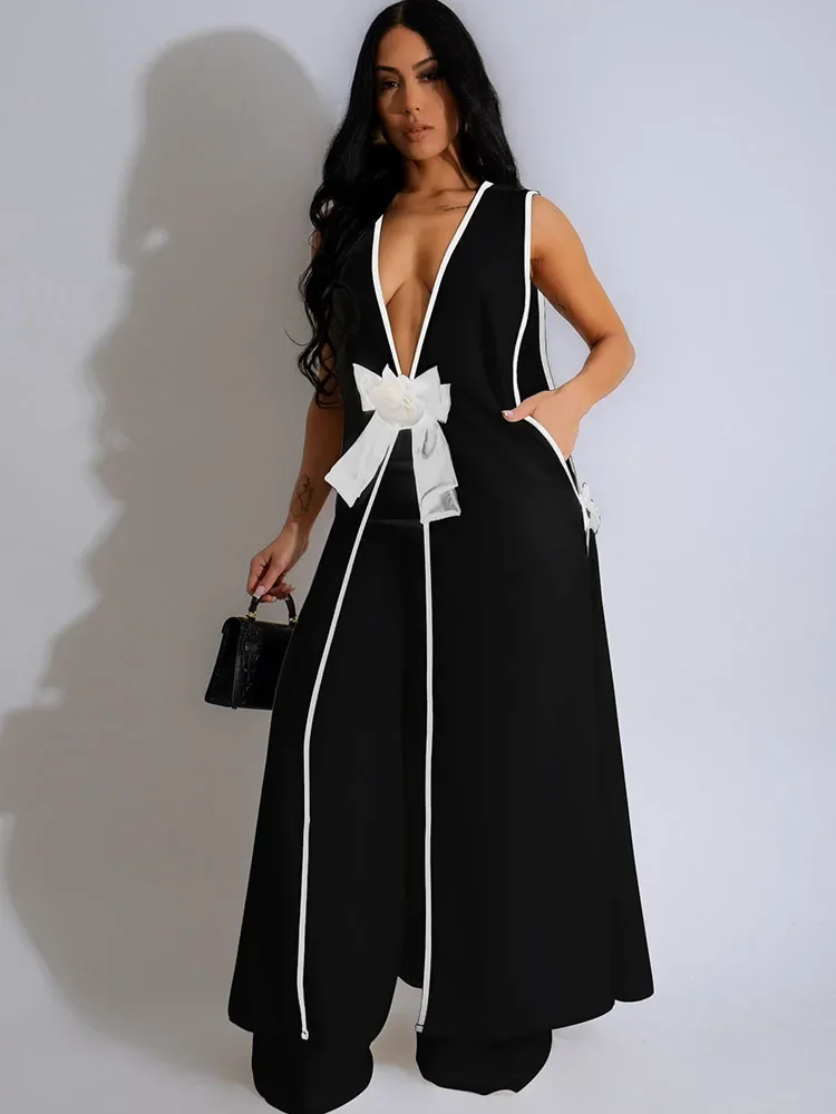 Vlinderdas Applicaties V-hals  - Women Formal Wear Tops recensie en prijs