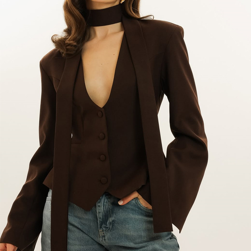 Herfst Vrouwen Pak 1-delige Ko - Women'S Formal Wear For Wedding Guest recensie en prijs