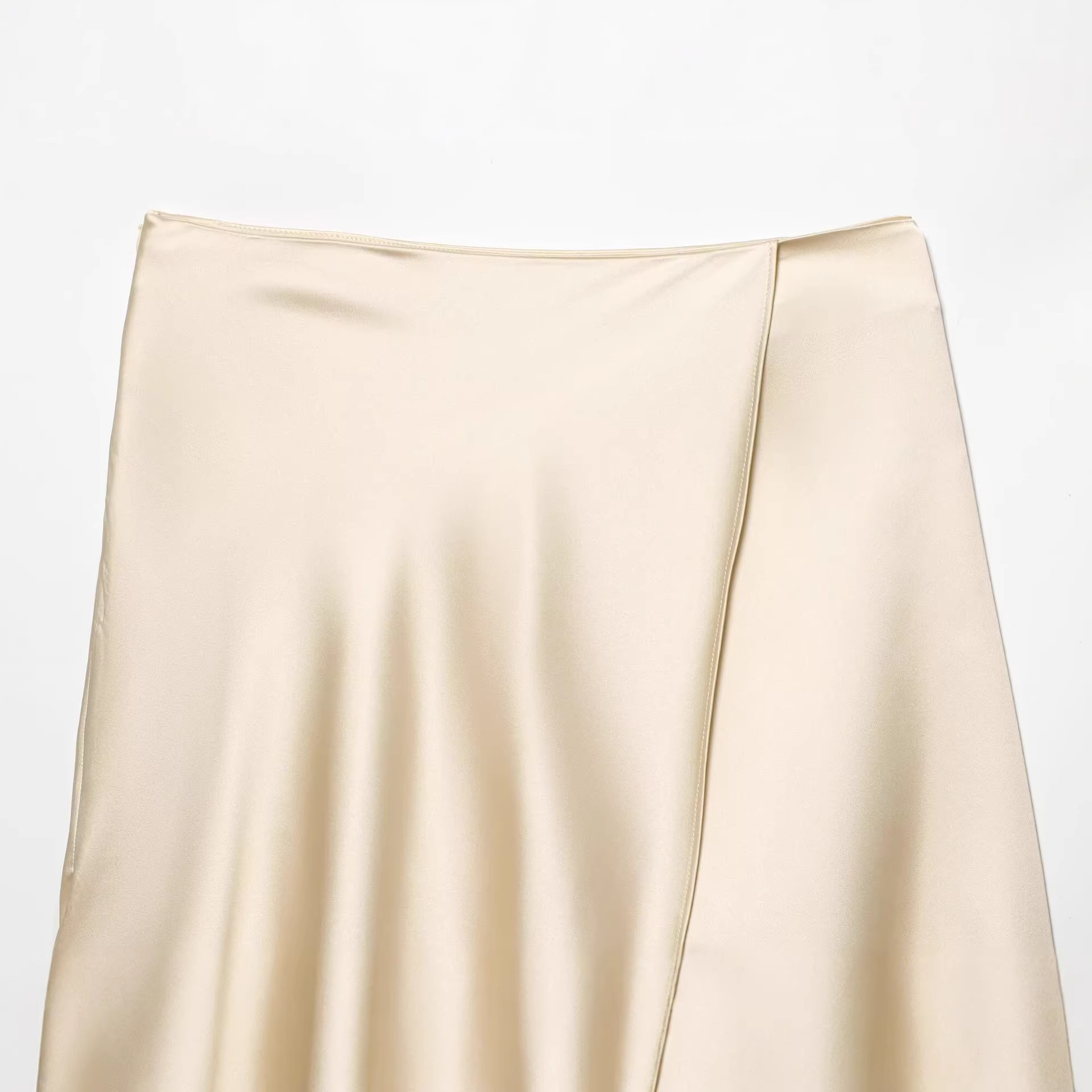 Elegante satijnen rok met kant - Yellow Formal Wear Women recensie en prijs