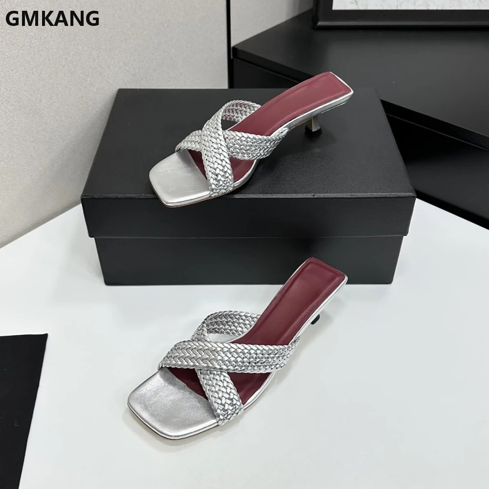 Slippers met puntige neus en k - Kitten Heel Women recensie en prijs